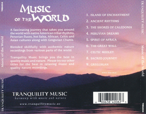 Unknown Artist : Music Of The World (CD)