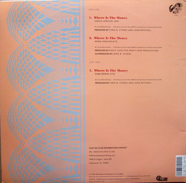 Smooth (4) : Where Is The Money (12", Single)