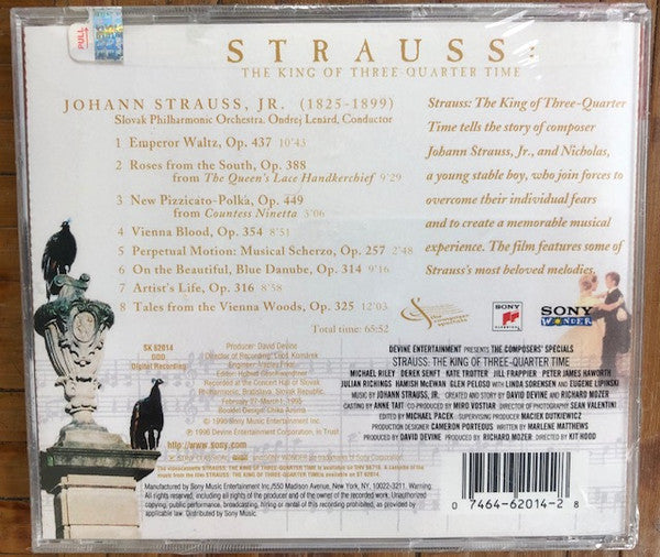 Slovak Philharmonic Orchestra : Music From The Film Strauss (CD)