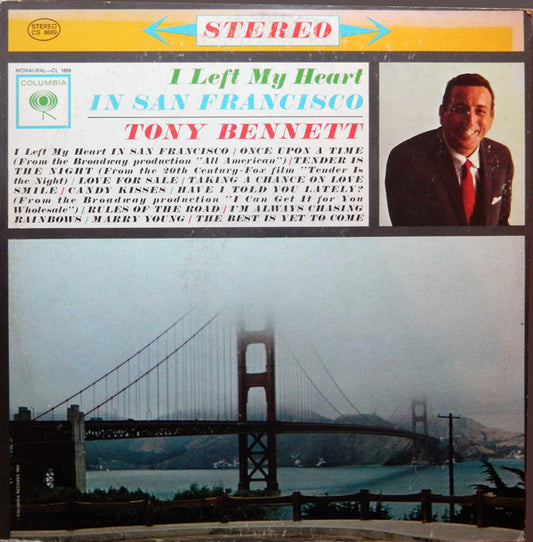 Tony Bennett : I Left My Heart In San Francisco (LP, Album, RE)