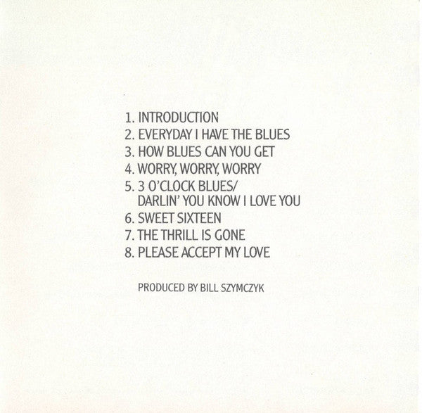 B.B. King : Live In Cook County Jail (CD, Album, RE)