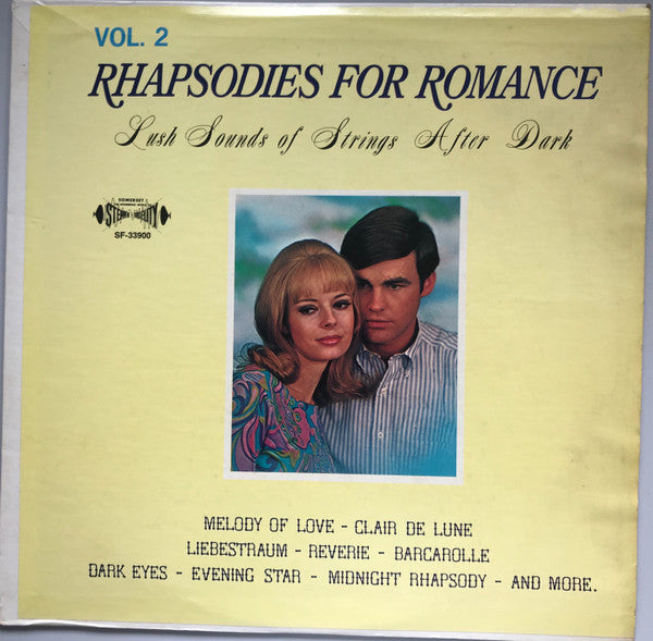 101 Strings : Rhapsodies For Romance: Vol. 2 (LP, Album)