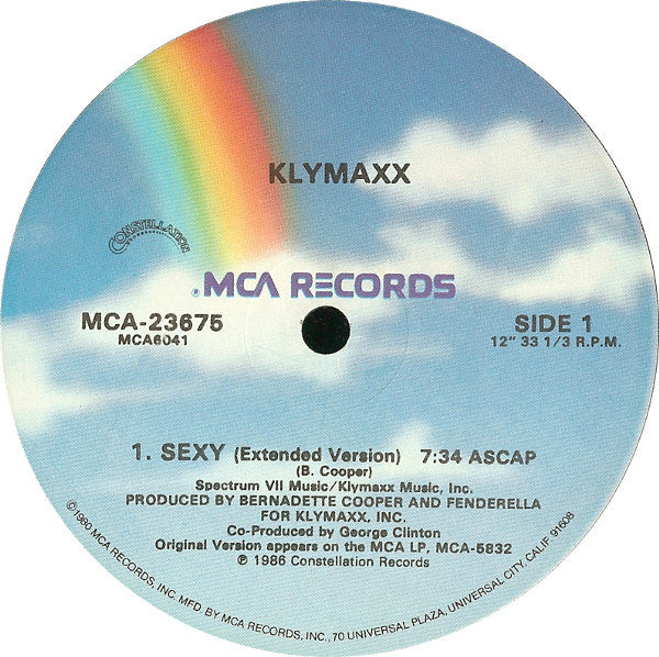 Klymaxx : Sexy (12" Version) (12")