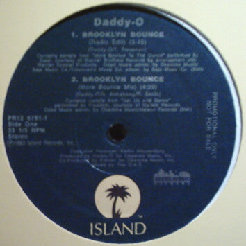 Daddy-O : Brooklyn Bounce (12", Promo)