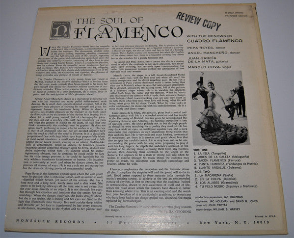 Cuadro Flamenco : The Soul Of Flamenco (LP, Album)