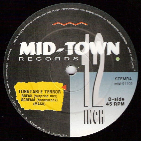 Turntable Terror : Break (12", Pic)