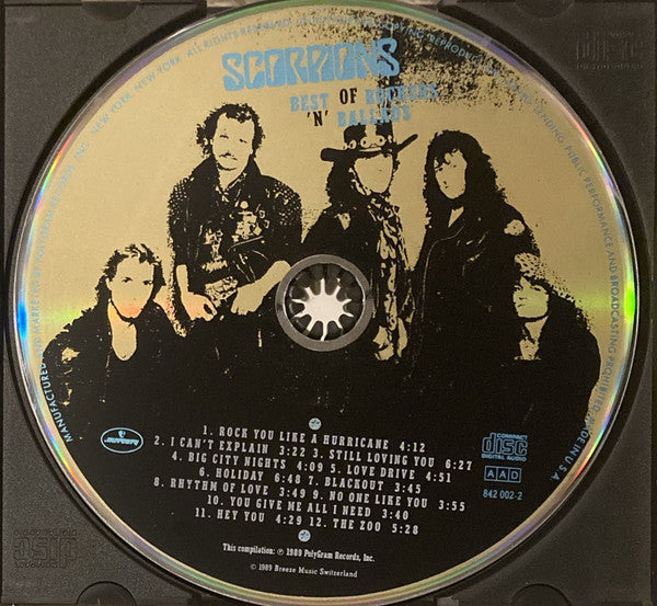 Scorpions : Best Of Rockers 'N' Ballads (CD, Comp, PDO)