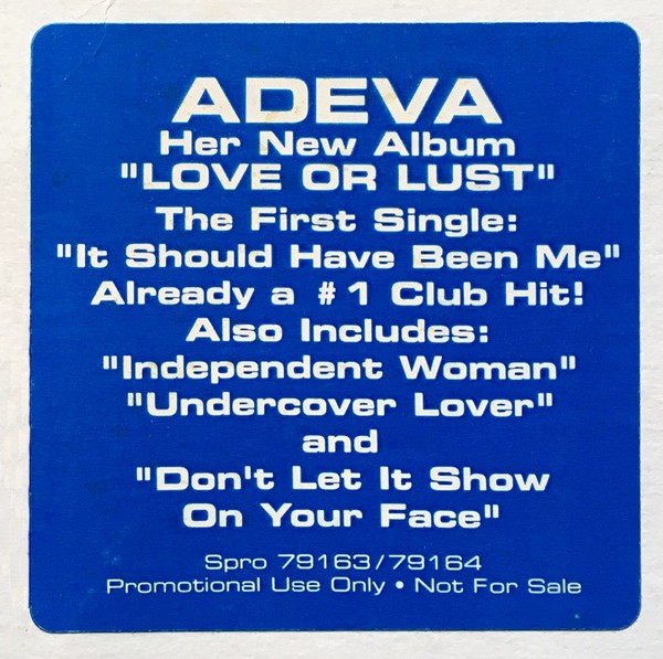 Adeva : Love Or Lust (LP, Album, Promo)