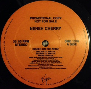 Neneh Cherry : Kisses On The Wind (12", Promo)