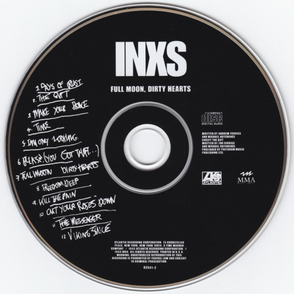 INXS : Full Moon, Dirty Hearts (CD, Album)