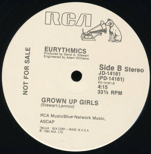 Eurythmics : There Must Be An Angel (Playing With My Heart) (12", Single, Promo)