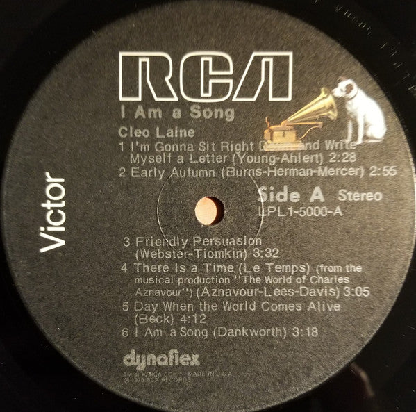 Cleo Laine : I Am A Song (LP, Album, Bla)