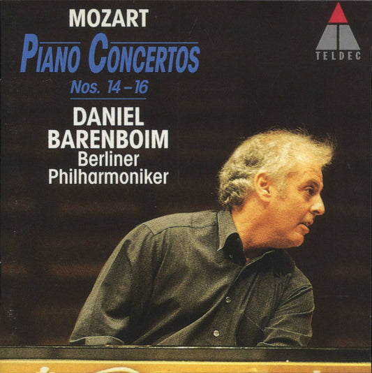 Wolfgang Amadeus Mozart : Daniel Barenboim, Berliner Philharmoniker : Piano Concertos Nos. 14-16 (CD, Album, Club)