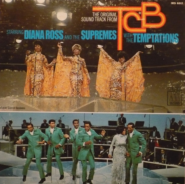 The Supremes With The Temptations : The Original Sound Track From TCB  (LP, Album, Gat)