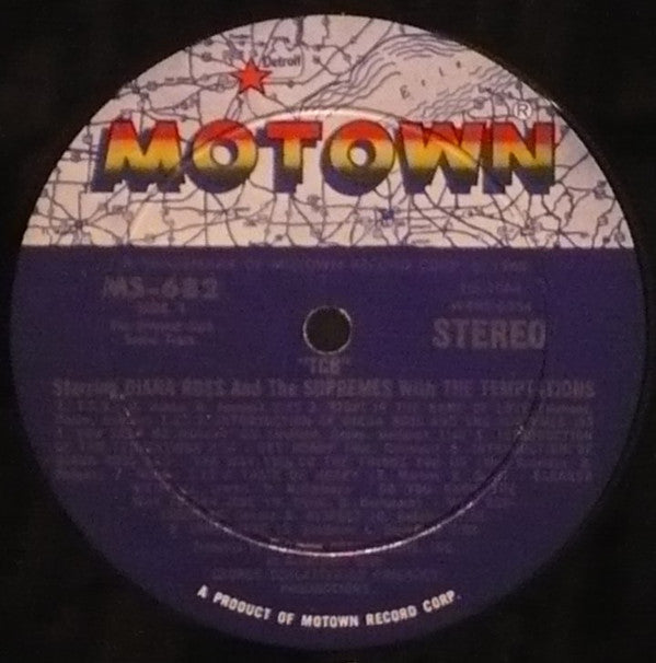 The Supremes With The Temptations : The Original Sound Track From TCB  (LP, Album, Gat)