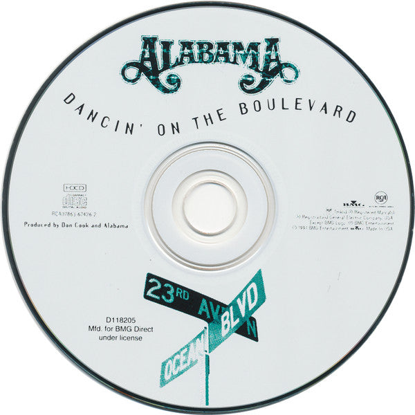 Alabama : Dancin' On The Boulevard (HDCD, Album, Club)