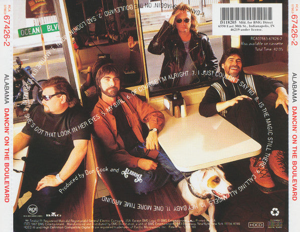 Alabama : Dancin' On The Boulevard (HDCD, Album, Club)