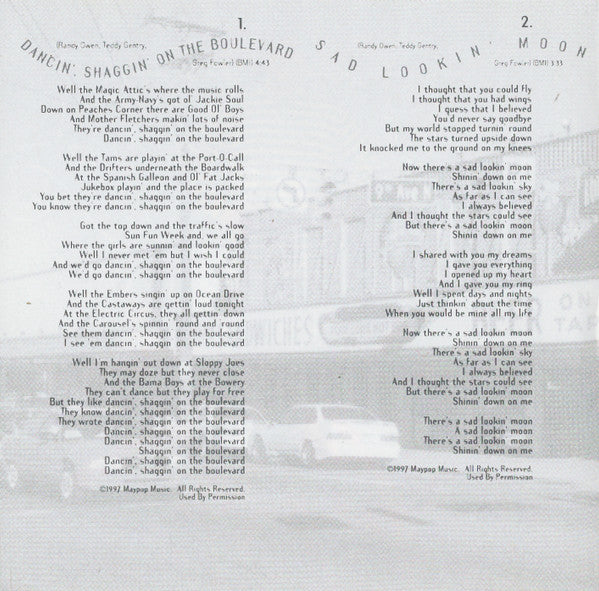 Alabama : Dancin' On The Boulevard (HDCD, Album, Club)