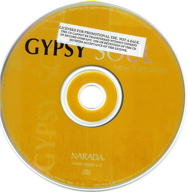 Various : Gypsy Soul New Flamenco (CD, Comp, Promo)
