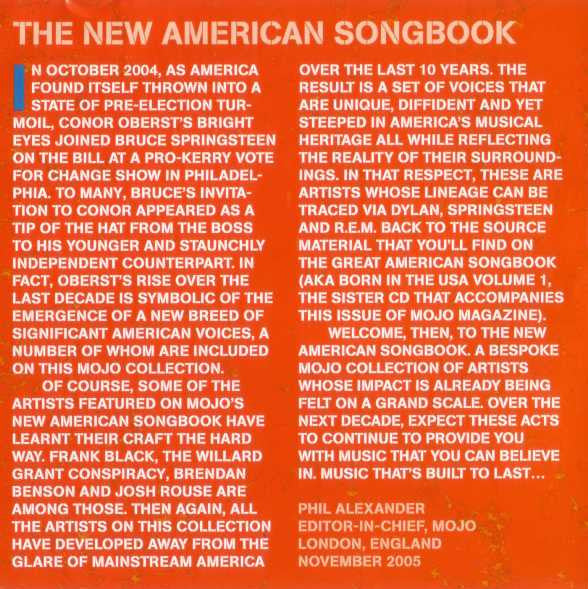 Various : The New American Songbook "Born In The USA Volume 2" (CD, Comp)
