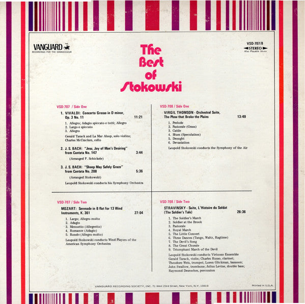 Leopold Stokowski, Leopold Stokowski And His Symphony Orchestra, The American Symphony Orchestra, Symphony Of The Air : The Best of Stokowski (2xLP, Comp)