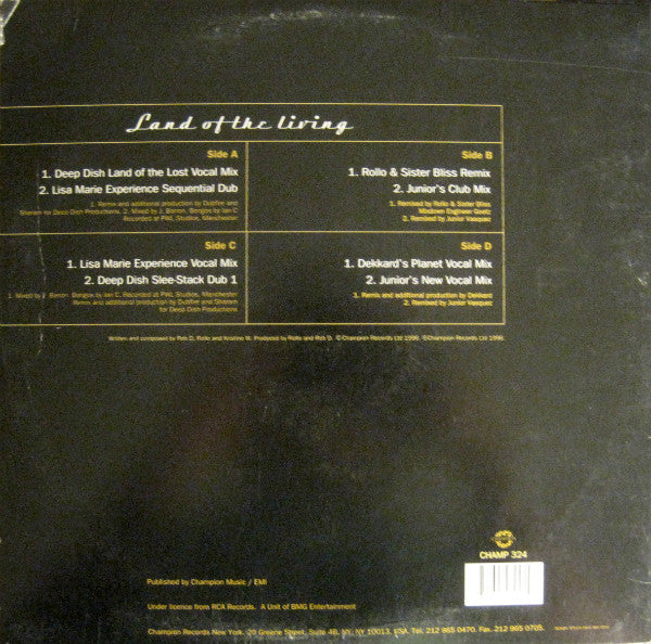 Kristine W : Land Of The Living (2x12")