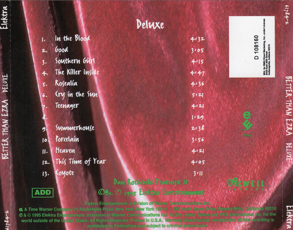 Better Than Ezra : Deluxe (CD, Album, Club, RE, Spe)