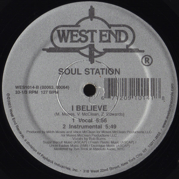 Soul Station (6) : I Believe (12")