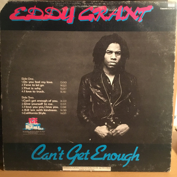 Eddy Grant : Can't Get Enough (LP, Album)