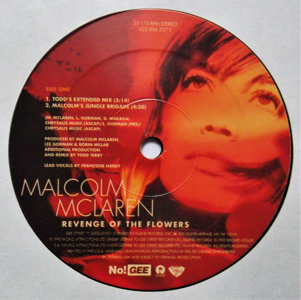 Malcolm McLaren With Françoise Hardy : Revenge Of The Flowers (12")