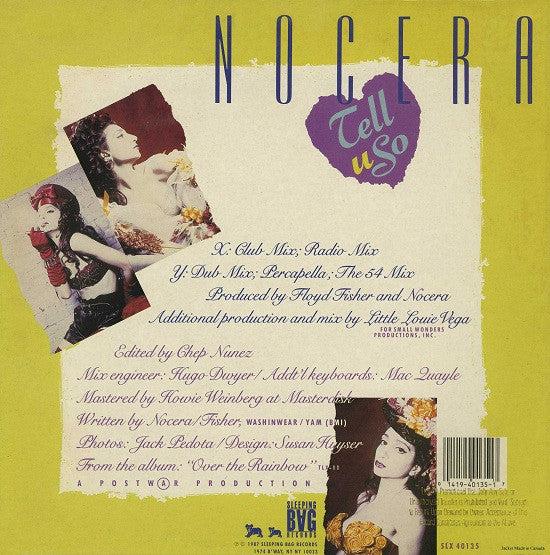 Nocera : Tell U So (12", Promo)