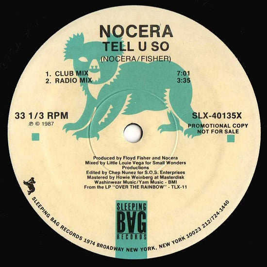 Nocera : Tell U So (12", Promo)