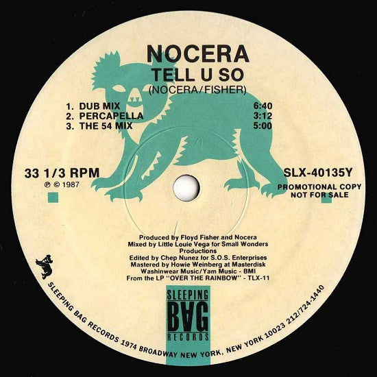 Nocera : Tell U So (12", Promo)