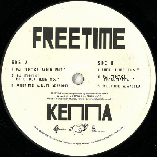 Kenna : Freetime (12", Promo)