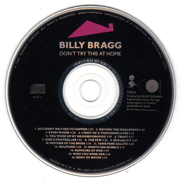 Billy Bragg : Don't Try This At Home (CD, Album)