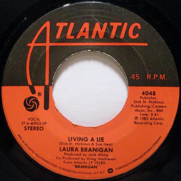 Laura Branigan : Gloria / Living A Lie (7", Single, SP )