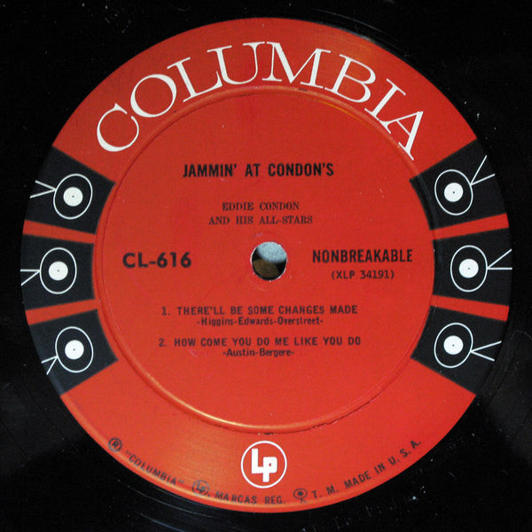 Eddie Condon And His All-Stars : Jammin' At Condon's (LP, Album, Mono)