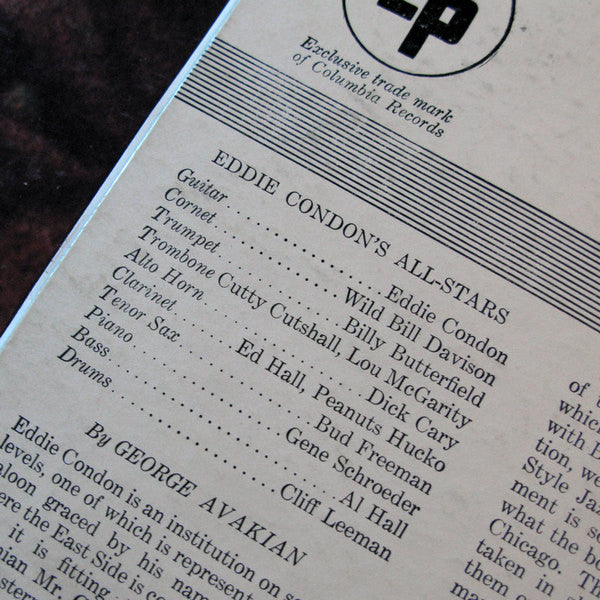 Eddie Condon And His All-Stars : Jammin' At Condon's (LP, Album, Mono)