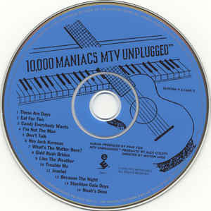 10,000 Maniacs : MTV Unplugged (CD, Album)