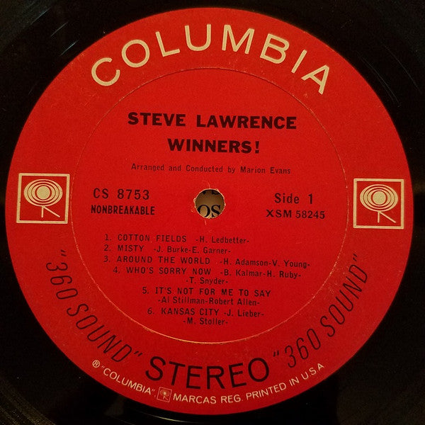 Steve Lawrence (2) : Winners! (LP)