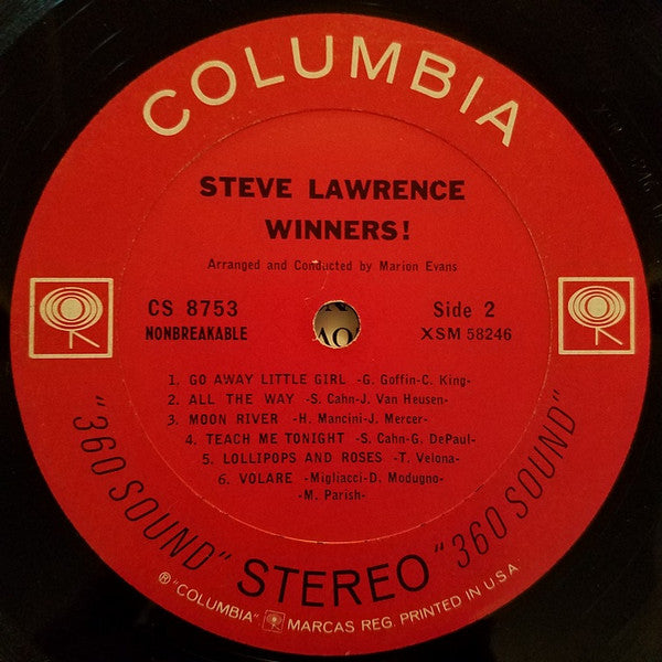 Steve Lawrence (2) : Winners! (LP)