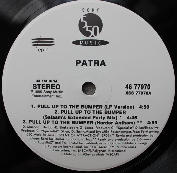 Patra : Pull Up To The Bumper (12")