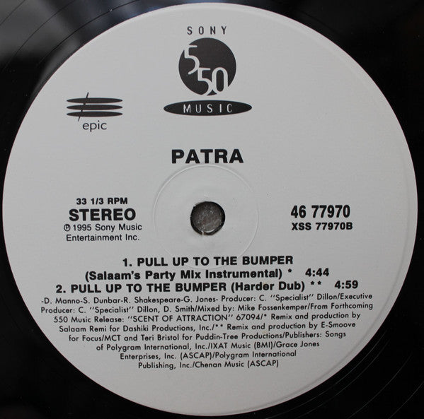 Patra : Pull Up To The Bumper (12")