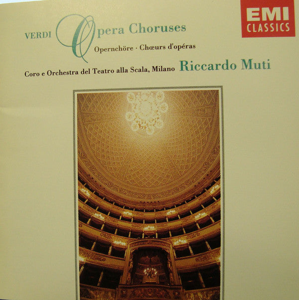 Giuseppe Verdi, Coro Del Teatro Alla Scala E Orchestra Del Teatro Alla Scala, Riccardo Muti : Opera Choruses (CD, Comp, Club)