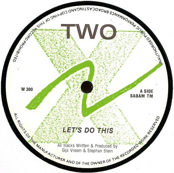 Two (3) : Let's Do This (12", Pin)