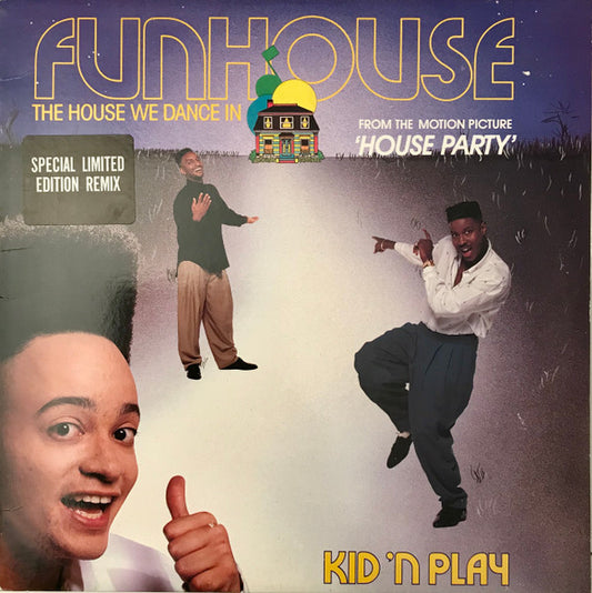 Kid 'N' Play : Funhouse (The House We Dance In) (12", Ltd, Promo)