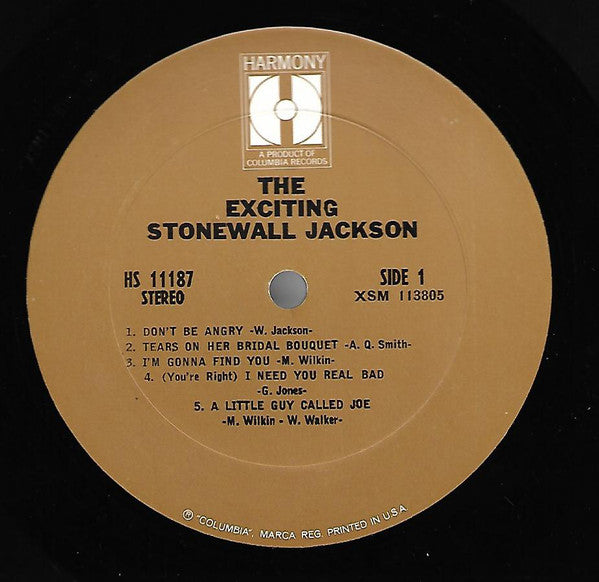 Stonewall Jackson : The Exciting Stonewall Jackson (LP)