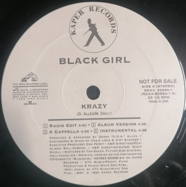 Blackgirl : Krazy (12", Promo)