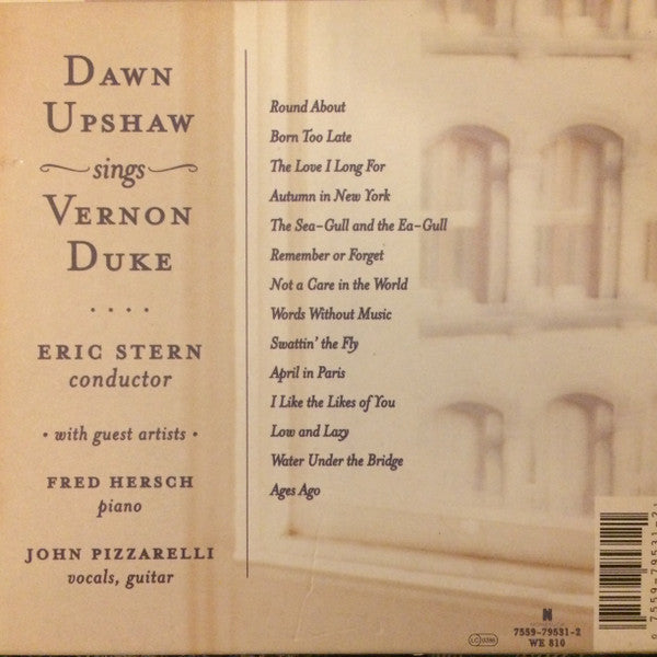 Dawn Upshaw : Sings Vernon Duke (CD, Album)