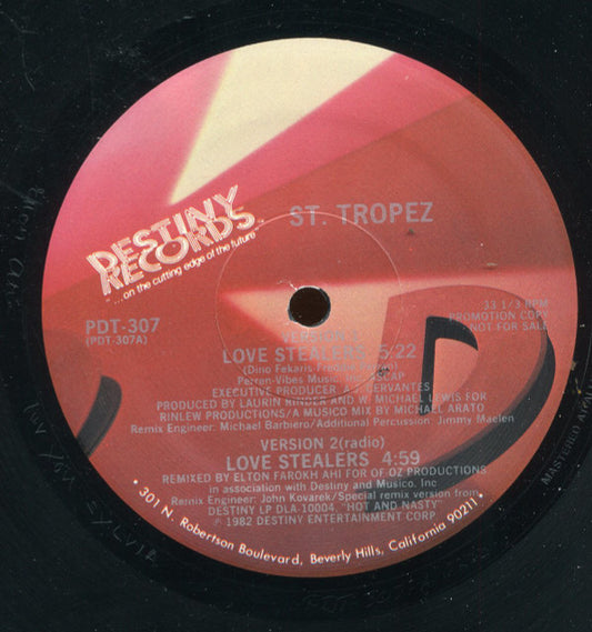 Saint Tropez : Love Stealers (12", Promo)